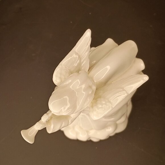 Vintage Schmid Angel Rotating Music Box Plays Ave Maria Wind Up Works 1980's - Picture 15 of 15